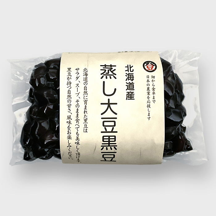 北海道産　蒸し大豆黒豆